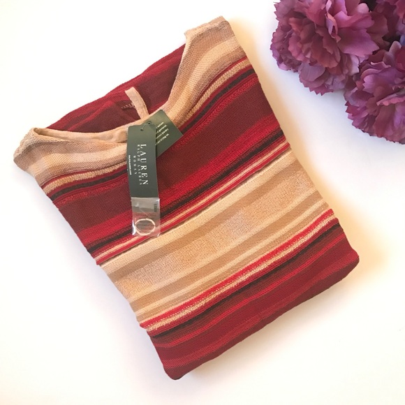 SOLD Lauren Ralph Lauren striped sweater - Picture 2 of 8